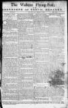 Sherborne Mercury Monday 09 January 1764 Page 1