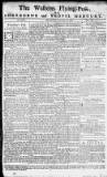 Sherborne Mercury Monday 16 January 1764 Page 1