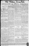 Sherborne Mercury Monday 27 February 1764 Page 1