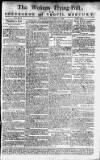 Sherborne Mercury Monday 27 August 1764 Page 1