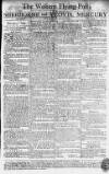 Sherborne Mercury Monday 04 March 1765 Page 1
