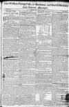 Sherborne Mercury Monday 10 August 1772 Page 1