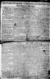 Sherborne Mercury Monday 09 November 1772 Page 1