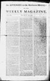 Sherborne Mercury Monday 24 May 1773 Page 1