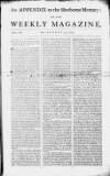 Sherborne Mercury Monday 30 August 1773 Page 1