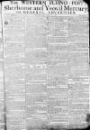 Sherborne Mercury Monday 27 October 1777 Page 1
