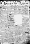 Sherborne Mercury Monday 03 August 1778 Page 1