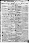 Sherborne Mercury Monday 03 April 1780 Page 1