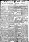 Sherborne Mercury Monday 07 June 1784 Page 1