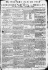 Sherborne Mercury Monday 23 August 1784 Page 1