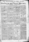 Sherborne Mercury Monday 18 October 1790 Page 1