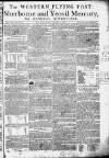 Sherborne Mercury Monday 01 November 1790 Page 1