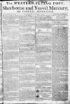 Sherborne Mercury Monday 21 February 1791 Page 1