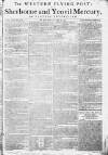 Sherborne Mercury Monday 28 May 1792 Page 1