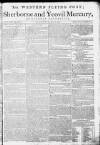 Sherborne Mercury Monday 23 July 1792 Page 1