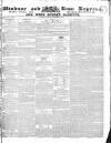 Windsor and Eton Express Saturday 02 September 1843 Page 1