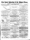 Herts Advertiser Saturday 27 November 1880 Page 1