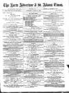 Herts Advertiser Saturday 16 August 1884 Page 1