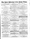 Herts Advertiser Saturday 23 August 1884 Page 1
