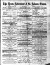 Herts Advertiser Saturday 06 March 1886 Page 1