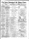 Herts Advertiser Saturday 15 November 1890 Page 1
