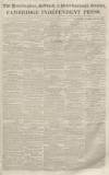 Huntingdon, Bedford & Peterborough Gazette Saturday 25 February 1837 Page 1