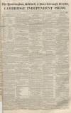 Huntingdon, Bedford & Peterborough Gazette Saturday 08 April 1837 Page 1