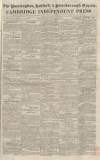 Huntingdon, Bedford & Peterborough Gazette Saturday 22 July 1837 Page 1