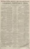 Huntingdon, Bedford & Peterborough Gazette Saturday 29 July 1837 Page 1