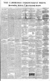 Cambridge Independent Press Saturday 11 May 1839 Page 1