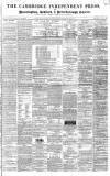 Cambridge Independent Press Saturday 01 June 1839 Page 1