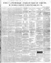 Cambridge Independent Press Saturday 10 August 1839 Page 1