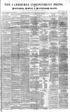 Cambridge Independent Press Saturday 17 August 1839 Page 1