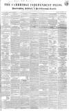 Cambridge Independent Press Saturday 12 October 1839 Page 1