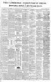 Cambridge Independent Press Saturday 30 November 1839 Page 1