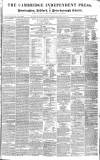 Cambridge Independent Press Saturday 04 April 1840 Page 1