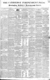 Cambridge Independent Press Saturday 05 December 1840 Page 1