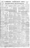 Cambridge Independent Press Saturday 02 October 1841 Page 1