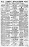 Cambridge Independent Press Saturday 03 February 1866 Page 1