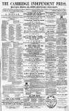 Cambridge Independent Press Saturday 10 February 1866 Page 1