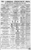 Cambridge Independent Press Saturday 26 January 1867 Page 1