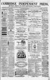 Cambridge Independent Press Saturday 14 August 1869 Page 1