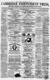 Cambridge Independent Press Saturday 20 November 1869 Page 1