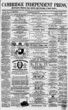 Cambridge Independent Press Saturday 08 January 1870 Page 1