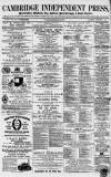 Cambridge Independent Press Saturday 05 February 1870 Page 1