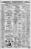 Cambridge Independent Press Saturday 04 June 1870 Page 1