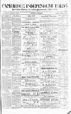 Cambridge Independent Press Saturday 18 January 1873 Page 1