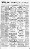Cambridge Independent Press Saturday 16 August 1873 Page 1