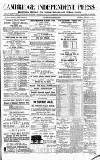 Cambridge Independent Press Saturday 12 February 1876 Page 1