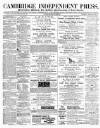 Cambridge Independent Press Saturday 20 March 1880 Page 1